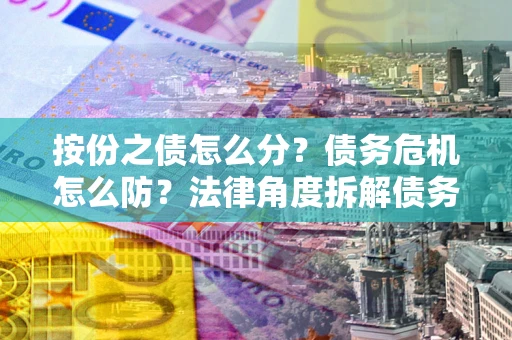 北京按份之债怎么分？债务危机怎么防？法律角度拆解债务分配与风险自保指南
